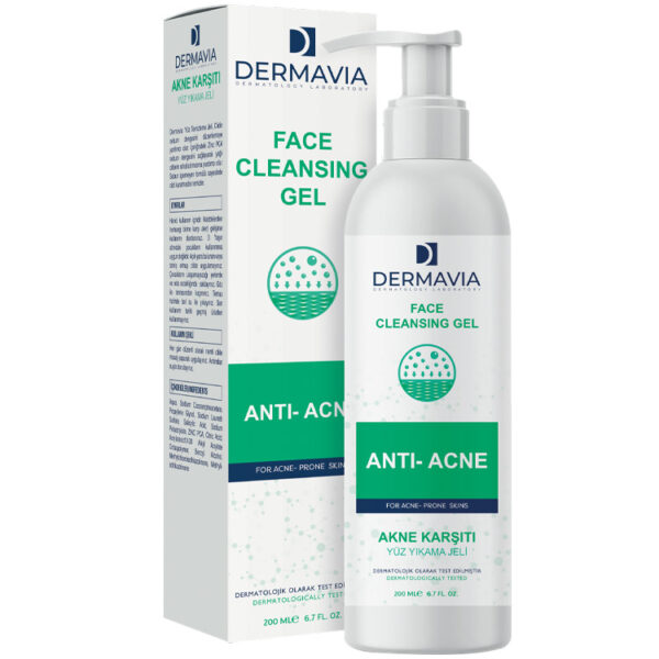 Dermavia Akne Karşıtı Yüz Yıkama Jeli 200ml